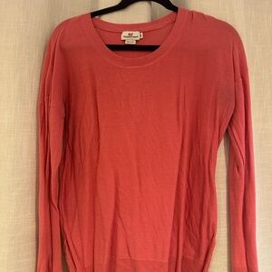 Vineyard Vines Coral Long Sleeve Top